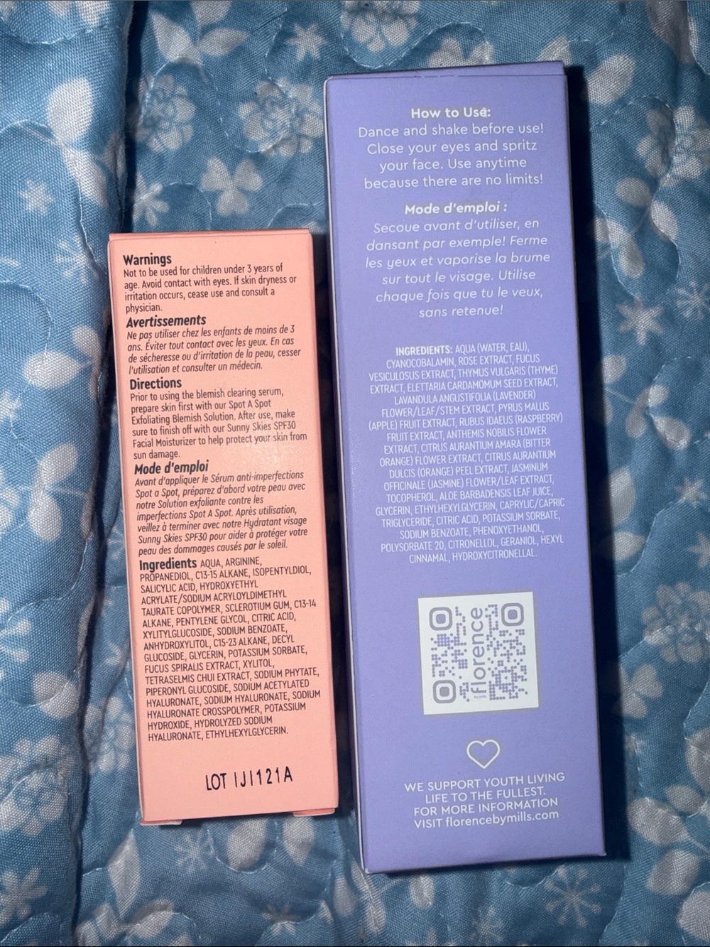 Florence by Mills Acne Spot & Mist Set – Pink & Purple - Picture 3 of 5